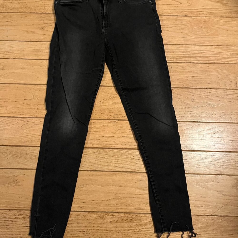 Joe's size 30 skinny jeans - gently worn, distressed hems